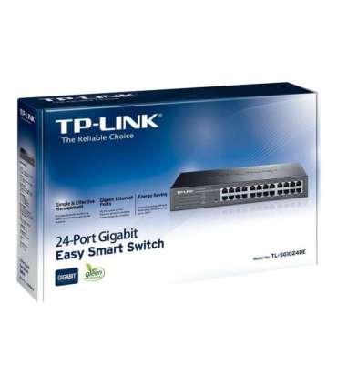 TP-LINK Switch TL-SG1024DE Web Managed Rackmountable Gigabit Ethernet (copper) ports quantity 24 36 month(s)
