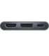 Dell Adapter USB-C to HDMI/DP with Power Pass-Through Black USB-C Male HDMI Female USB Female USB-C (power