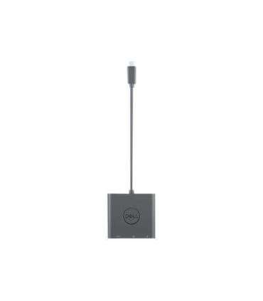 Dell Adapter USB-C to HDMI/DP with Power Pass-Through Black USB-C Male HDMI Female USB Female USB-C (power
