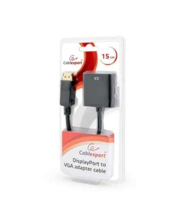 Cablexpert DisplayPort to VGA adapter cable, Black Cablexpert