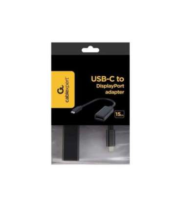 Cablexpert USB-C to DisplayPort adapter, Black Cablexpert