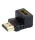 Cablexpert HDMI right angle adapter, 90° downwards Cablexpert