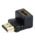 Cablexpert HDMI right angle adapter, 90° downwards Cablexpert