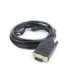 Cablexpert HDMI to VGA and  Audio Adapter Cable, Single Port, 1.8m, Black Cablexpert