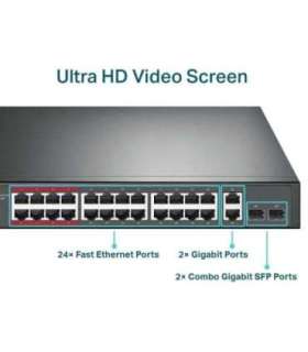 TP-LINK 24-Port Gigabit Switch TL-SL1226P Unmanaged Rackmountable