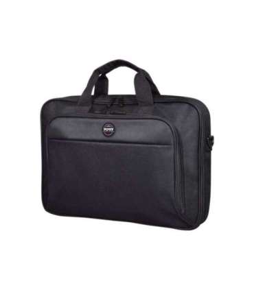 PORT DESIGNS 105064 HANOI II CLAMSHELL Fits up to size 15.6 " Messenger - Briefcase Black Shoulder strap