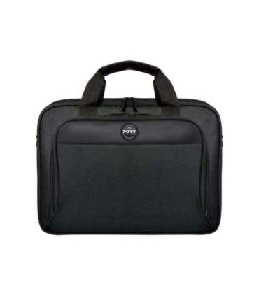 PORT DESIGNS 105064 HANOI II CLAMSHELL Fits up to size 15.6 " Messenger - Briefcase Black Shoulder strap