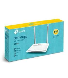 Router TL-WR820N 802.11n 300 Mbit/s 10/100 Mbit/s Ethernet LAN (RJ-45) ports 2 Mesh Support No MU-MiMO Yes