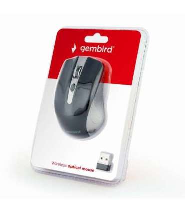 Gembird MUSW-4B-04-GB 2.4GHz Wireless Optical Mouse Optical Mouse USB Spacegrey/Black