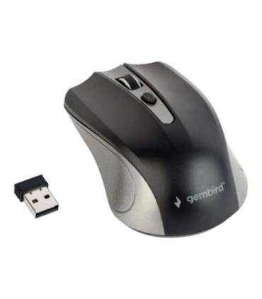 Gembird MUSW-4B-04-GB 2.4GHz Wireless Optical Mouse Optical Mouse USB Spacegrey/Black