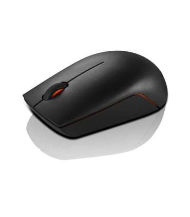 Lenovo Wireless Compact Mouse 300 Optical Mouse 2.4 GHz Wireless via Nano USB Black 1 year(s)