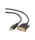 Gembird HDMI to DVI cable (Single Link) HDMI 19pin male DVI 18+1pin male HDMI to DVI-D 0.5 m