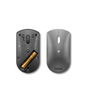 Lenovo ThinkBook Bluetooth Silent Mouse Wireless Bluetooth 5.0 Iron Grey 1 year(s)