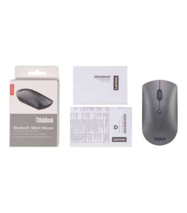 Lenovo ThinkBook Bluetooth Silent Mouse Wireless Bluetooth 5.0 Iron Grey 1 year(s)