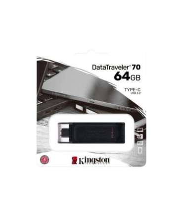 Kingston DataTraveler 70 64 GB USB-C Black