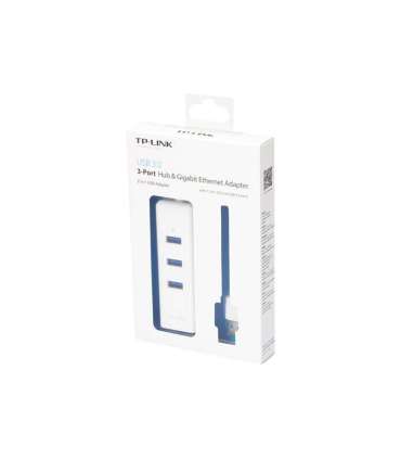 TP-LINK UE330 USB 3.0 3-Port Hub & Gigabit Ethernet Adapter 2 in 1 USB Adapter