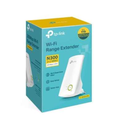 TP-LINK Extender TL-WA854RE 802.11n 2.4 GHz 300 Mbit/s MU-MiMO No no PoE Antenna type 2 Internal