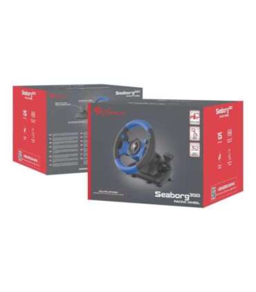 Genesis Driving Wheel Seaborg 350 Blue/Black Game racing wheel