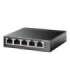 TP-LINK Switch TL-SG105PE Unmanaged Desktop PoE+ ports quantity 4 Power supply type External