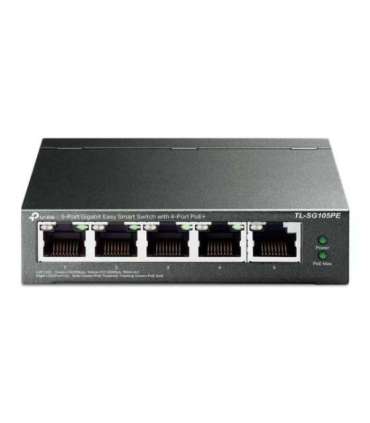 TP-LINK Switch TL-SG105PE Unmanaged Desktop PoE+ ports quantity 4 Power supply type External