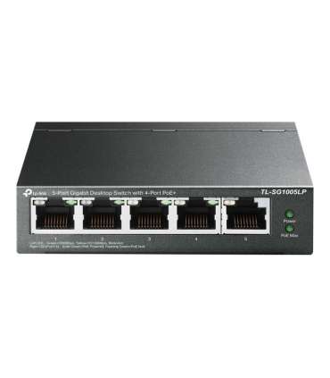 TP-LINK Switch TL-SG1005LP Unmanaged Desktop PoE+ ports quantity 4 Power supply type External