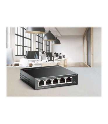 TP-LINK Switch TL-SG1005LP Unmanaged Desktop PoE+ ports quantity 4 Power supply type External