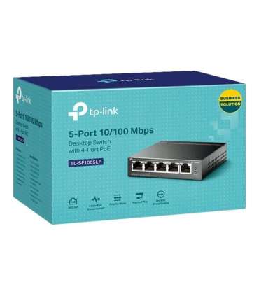 TP-LINK Switch TL-SF1005LP Unmanaged Desktop 10/100 Mbps (RJ-45) ports quantity 5 Power over Ethernet (PoE)