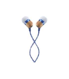 Marley Smile Jamaica Earbuds, In-Ear, Wired, Microphone, Denim Marley Earbuds Smile Jamaica