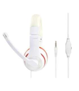 Gembird Stereo Headset MHS 03 WTRD 3.5 mm White with Red Ring Headset