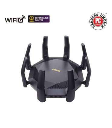 AX6000 Dual Band Router RT-AX89X 802.11ax 4804+1300  Mbit/s 10/100/1000 Mbit/s Ethernet LAN (RJ-45) ports 8 |