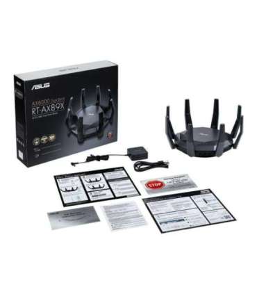 AX6000 Dual Band Router RT-AX89X 802.11ax 4804+1300  Mbit/s 10/100/1000 Mbit/s Ethernet LAN (RJ-45) ports 8 |
