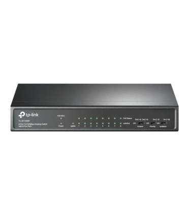 TP-LINK Switch TL-SF1009P Unmanaged Desktop 10/100 Mbps (RJ-45) ports quantity 9 PoE+ ports quantity 8 |