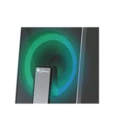 Genesis Computer Speaker Helium 100BT RGB Bluetooth Silver/Black Gaming Speakers Wireless connection