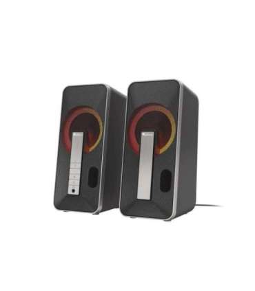 Genesis Computer Speaker Helium 100BT RGB Bluetooth Silver/Black Gaming Speakers Wireless connection