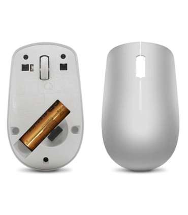 Lenovo Wireless Mouse 530 Optical Mouse 2.4 GHz Wireless via Nano USB Platinum Grey 1 year(s)