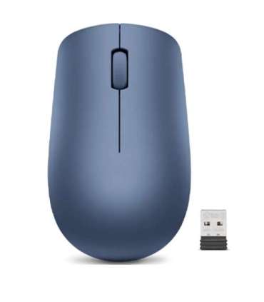 Lenovo Wireless Mouse 530 Optical Mouse 2.4 GHz Wireless via Nano USB Abyss Blue 1 year(s)