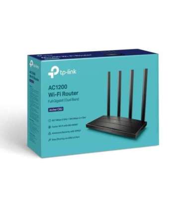 AC1200 Wireless Gigabit Router Archer C6U 802.11ac 300+867 Mbit/s 10/100/1000 Mbit/s Ethernet LAN (RJ-45)