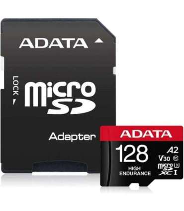 ADATA AUSDX128GUI3V30SHA2-RA1 Memory Card 128 GB MicroSDXC Flash memory class 10 Adapter