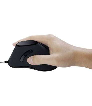 Logilink Ergonomic Vertical Mouse ID0158 Optical Wired Black