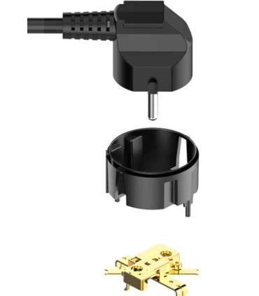 ColorWay 10 A Power Socket CW-CHE64B 17 W