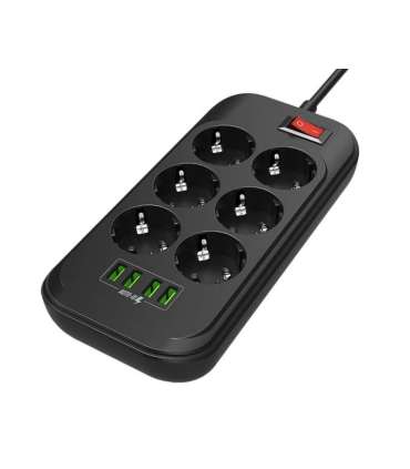 ColorWay 10 A Power Socket CW-CHE64B 17 W