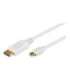 Goobay Mini DisplayPort adapter cable 1.2 52858 Mini DisplayPort plug DisplayPort plug 1 m Gold-Plated