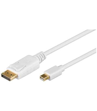 Goobay Mini DisplayPort adapter cable 1.2 52858 Mini DisplayPort plug DisplayPort plug 1 m Gold-Plated