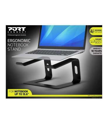 PORT DESIGNS 901103 Ergonomic Notebook stand Notebook Stand Black 10-15.6 "