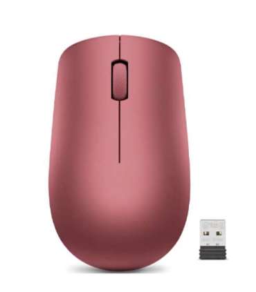 Lenovo Wireless Mouse 530 Wireless mouse Wireless 2.4 GHz Wireless via Nano USB Cherry Red
