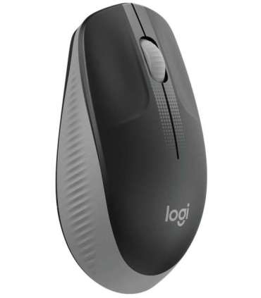 Logitech Full size Mouse M190 Wireless USB Mid Grey