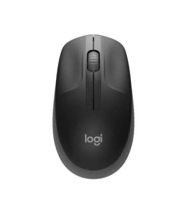Logitech Full size Mouse M190 Wireless USB Mid Grey