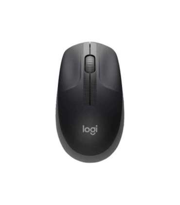 Logitech Full size Mouse M190 Wireless USB Mid Grey