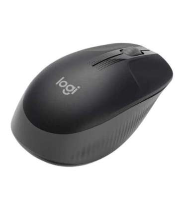 Logitech Full size Mouse M190 Wireless USB Mid Grey