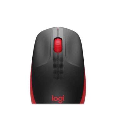 Logitech Full size Mouse M190 Wireless USB Red